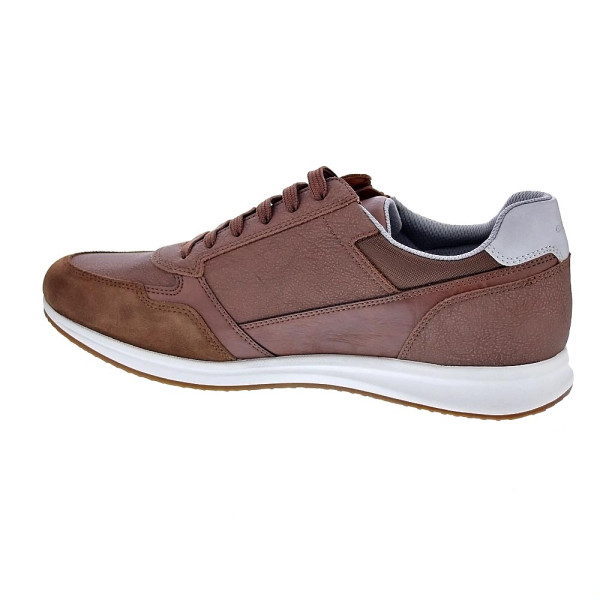 Zapatillas Geox zapatos Hombre modelo Avery cremallera Marrón Cordón