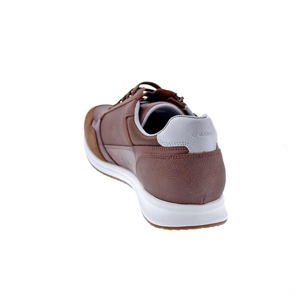Zapatillas Geox zapatos Hombre modelo Avery cremallera Marrón Cordón