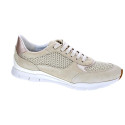 Zapatillas Geox zapatos Mujer modelo Sukie Beige Cordón