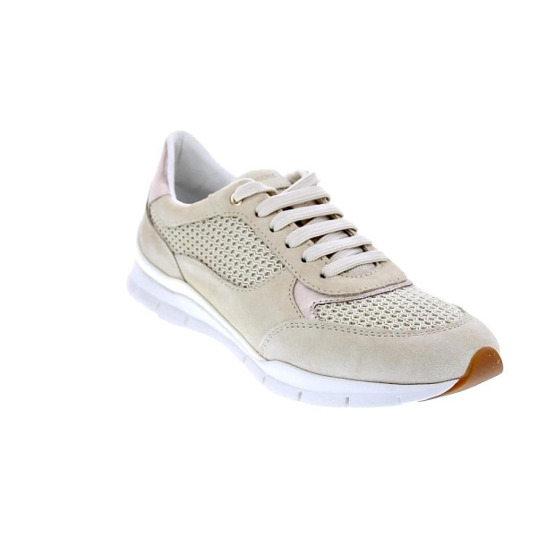 Zapatillas Geox zapatos Mujer modelo Sukie Beige Cordón