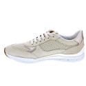 Zapatillas Geox zapatos Mujer modelo Sukie Beige Cordón