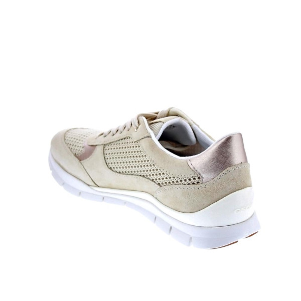 Zapatillas Geox zapatos Mujer modelo Sukie Beige Cordón