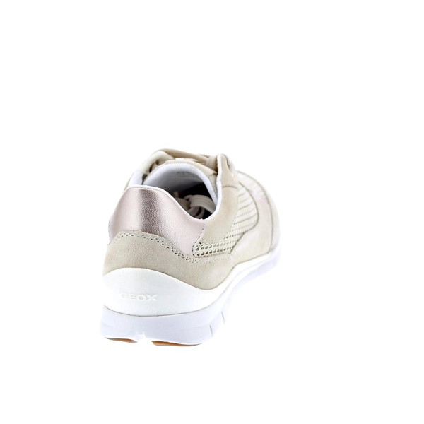 Zapatillas Geox zapatos Mujer modelo Sukie Beige Cordón