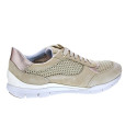 Zapatillas Geox zapatos Mujer modelo Sukie Beige Cordón