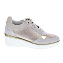 Zapatillas Geox zapatos Mujer modelo Ilde Beige Cordón