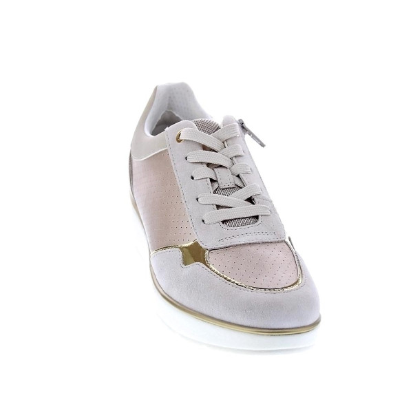 Zapatillas Geox zapatos Mujer modelo Ilde Beige Cordón