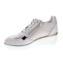 Zapatillas Geox zapatos Mujer modelo Ilde Beige Cordón