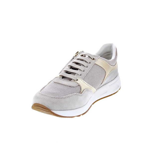 Zapatillas Geox zapatos Mujer modelo Bulmya Beige Cordón