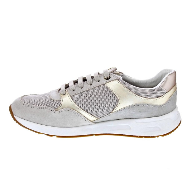 Zapatillas Geox zapatos Mujer modelo Bulmya Beige Cordón