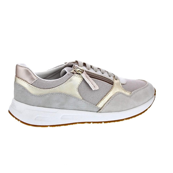 Zapatillas Geox zapatos Mujer modelo Bulmya Beige Cordón