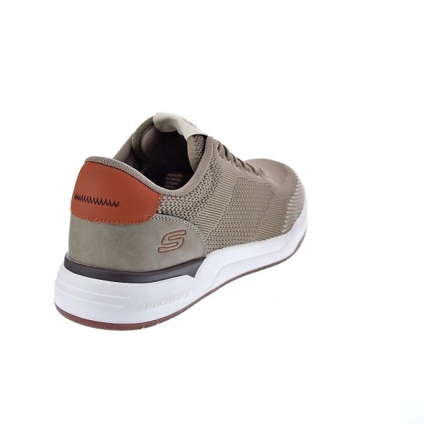 Zapatillas Skechers zapatos Hombre modelo Corliss Dorset Beige Cordón