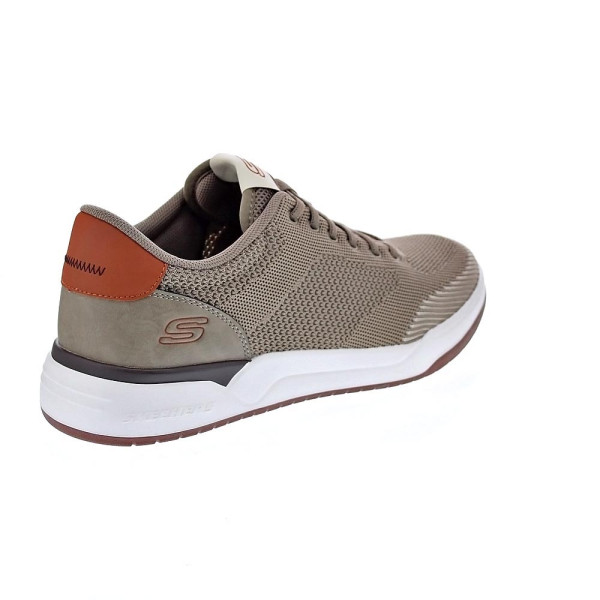 Zapatillas Skechers zapatos Hombre modelo Corliss Dorset Beige Cordón