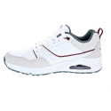 Zapatillas Skechers zapatos Hombre modelo Uno 183020 WGR Blanco Cordón