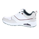 Zapatillas Skechers zapatos Hombre modelo Uno 183020 WGR Blanco Cordón