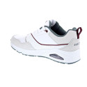 Zapatillas Skechers zapatos Hombre modelo Uno 183020 WGR Blanco Cordón
