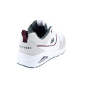 Zapatillas Skechers zapatos Hombre modelo Uno 183020 WGR Blanco Cordón