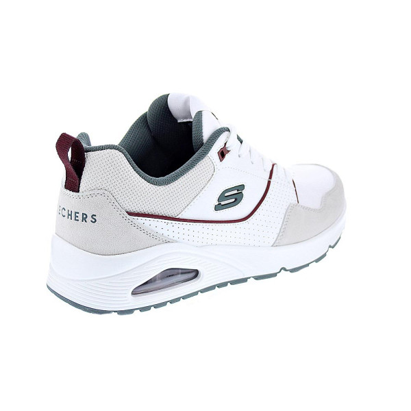 Zapatillas Skechers zapatos Hombre modelo Uno 183020 WGR Blanco Cordón