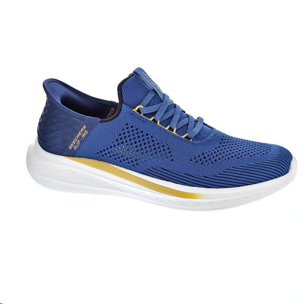 Zapatillas Skechers zapatos Hombre modelo Slip-ins Slade Quinto Azul Elástico