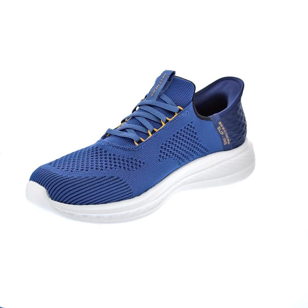 Zapatillas Skechers zapatos Hombre modelo Slip-ins Slade Quinto Azul Elástico