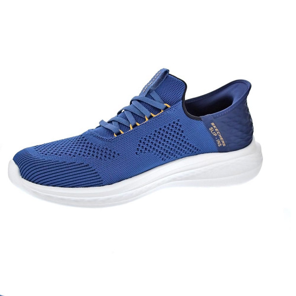 Zapatillas Skechers zapatos Hombre modelo Slip-ins Slade Quinto Azul Elástico