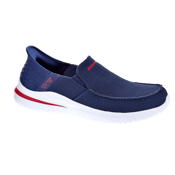 Mocasines Skechers zapatos Hombre modelo Slip-ins Delson 3.0 Azul 