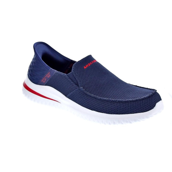 Mocasines Skechers zapatos Hombre modelo Slip-ins Delson 3.0 Azul 