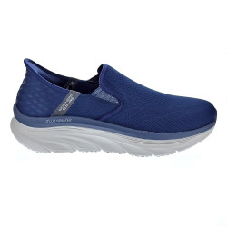 Mocasines Skechers zapatos Hombre modelo Slip-ins D Lux Walker Azul 