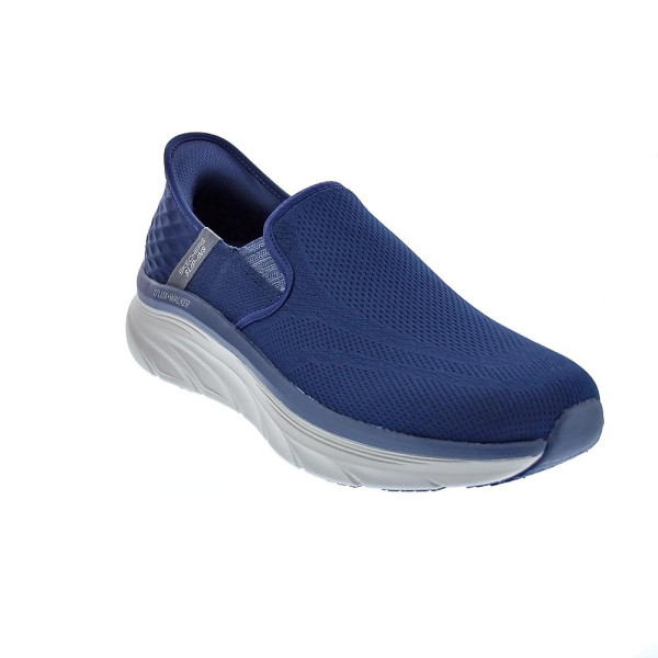 Mocasines Skechers zapatos Hombre modelo Slip-ins D Lux Walker Azul 
