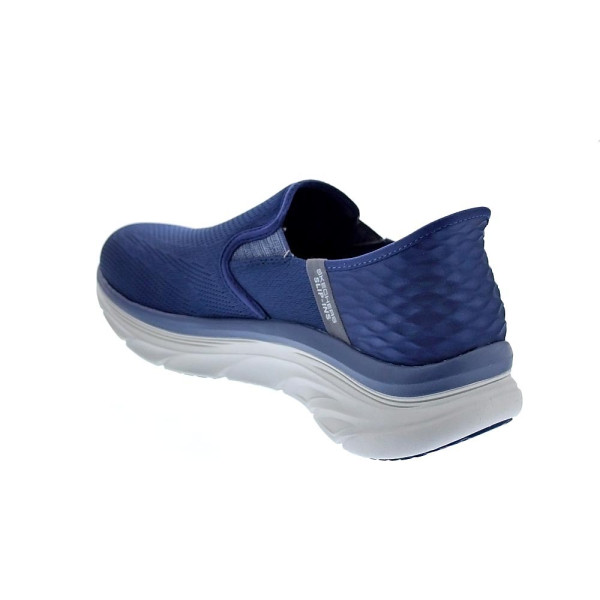 Mocasines Skechers zapatos Hombre modelo Slip-ins D Lux Walker Azul 