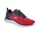Zapatillas Skechers zapatos Hombre modelo Track Ripkent Rojo Cordón