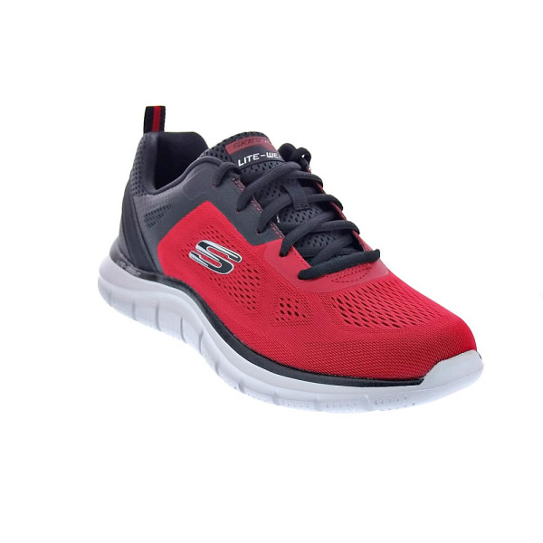 Zapatillas Skechers zapatos Hombre modelo Track Ripkent Rojo Cordón