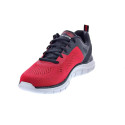 Zapatillas Skechers zapatos Hombre modelo Track Ripkent Rojo Cordón