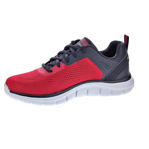 Zapatillas Skechers zapatos Hombre modelo Track Ripkent Rojo Cordón