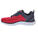 Zapatillas Skechers zapatos Hombre modelo Track Ripkent Rojo Cordón