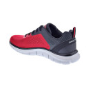 Zapatillas Skechers zapatos Hombre modelo Track Ripkent Rojo Cordón