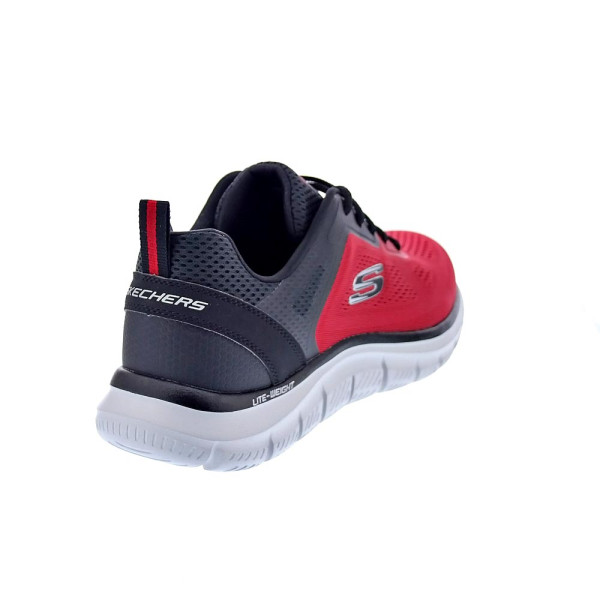 Zapatillas Skechers zapatos Hombre modelo Track Ripkent Rojo Cordón