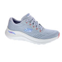 Zapatillas Skechers zapatos Mujer modelo Arch Fit 2.0 Gris Cordón