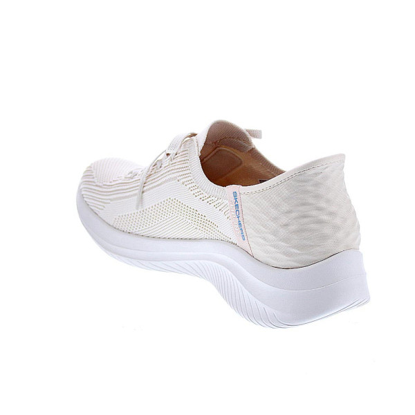 Zapatillas Skechers zapatos Mujer modelo Slip-ins Ultra Flex Blanco Cordón