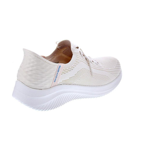 Zapatillas Skechers zapatos Mujer modelo Slip-ins Ultra Flex Blanco Cordón