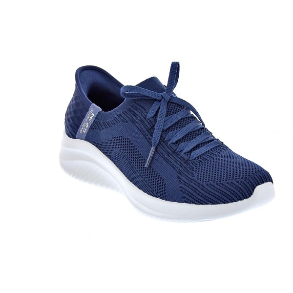 Zapatillas Skechers zapatos Mujer modelo Slip-ins Ultra Flex 3.0 Azul Cordón