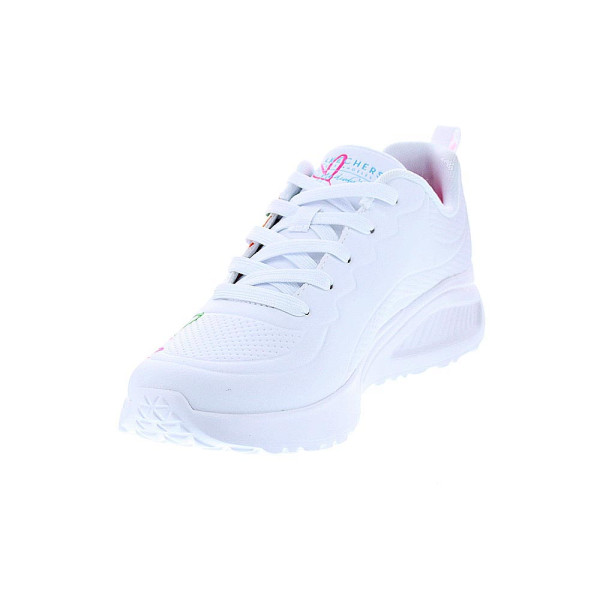 Zapatillas Skechers zapatos Mujer modelo Uno Lite Blanco Cordón