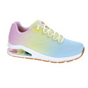 Zapatillas Skechers zapatos Mujer modelo Uno 2 Color Multicolor Cordón