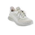 Zapatillas Skechers zapatos Mujer modelo Bobs Geo Beige Cordón
