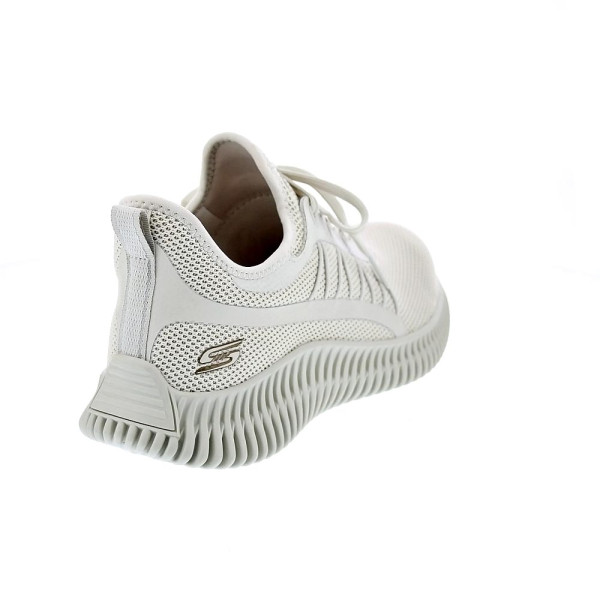 Zapatillas Skechers zapatos Mujer modelo Bobs Geo Beige Cordón