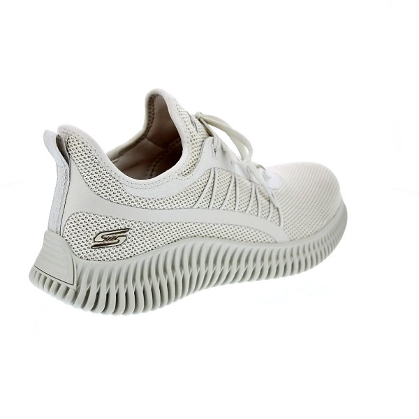 Zapatillas Skechers zapatos Mujer modelo Bobs Geo Beige Cordón