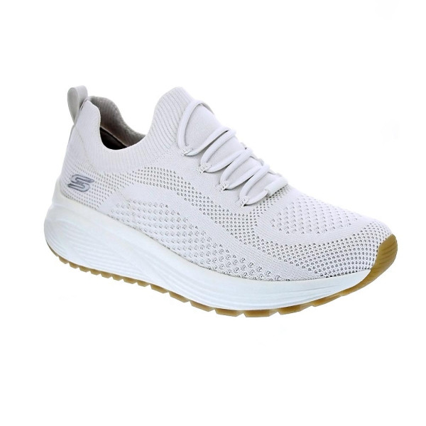 Zapatillas Skechers zapatos Mujer modelo Bobs Sparrow Blanco Elástico