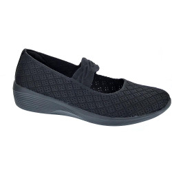 Bailarinas Skechers zapatos Mujer modelo Arya Thats Sweet Negro  2