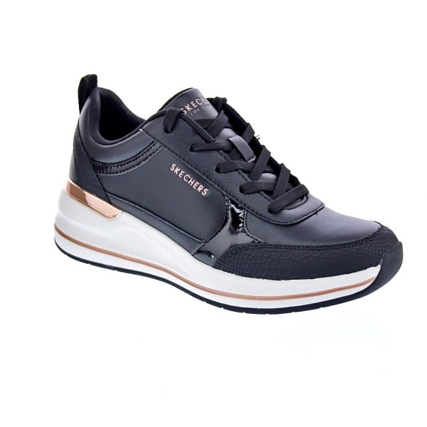 Zapatillas Skechers zapatos Mujer modelo Billion 2 Blk Negro Cordón