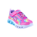 Zapatillas Skechers zapatos Niña modelo Flutter Heart Rosa Velcro