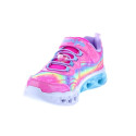 Zapatillas Skechers zapatos Niña modelo Flutter Heart Rosa Velcro